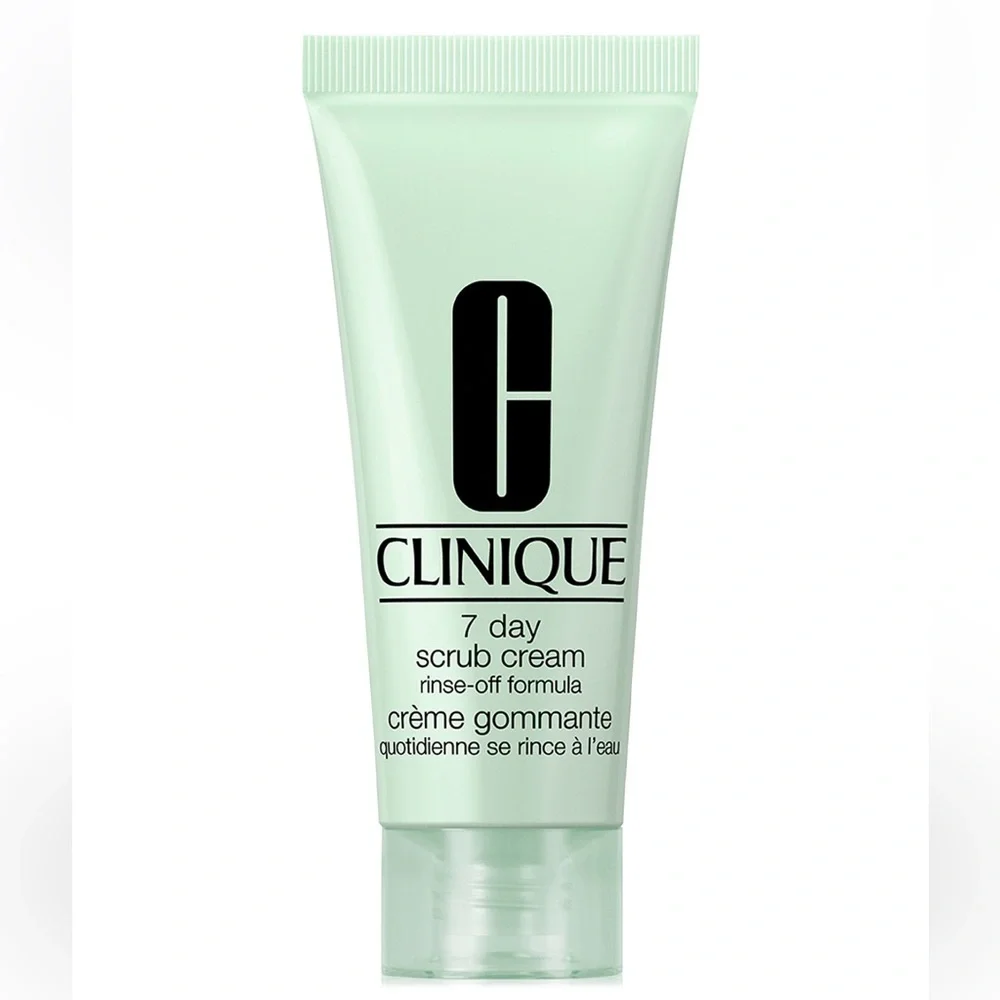 CLINIQUE 7 Day Face Scrub Cream Rinse-Off Formula 1oz NIP